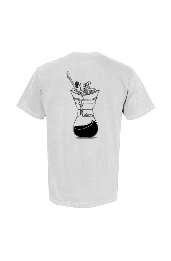 Heavyweight Pocket-T-Shirt - White - Chemex & Circ